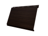 Софит Вертикаль 0,2 Grand Line gofr 0,45 Print Elite с пленкой Coffee Wood Blesk TwinColor
