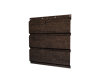Софит металлический без перфорации 0,45 Print Premium с пленкой Antique Wood TwinColor
