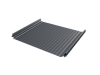 Кликфальц Pro Gofr Grand Line 0,5 Drap TX с пленкой на замках RAL 7024 мокрый асфальт