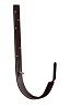Крюк длинный Optima 125мм RAL 8017 шоколад