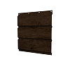 Софит металлический полная перфорация 0,45 Print Premium с пленкой Antique Wood TwinColor