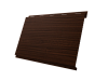 Софит Вертикаль 0,2 Grand Line gofr 0,45 Print Elite с пленкой Choco Wood TwinColor