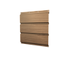 Софит металлический без перфорации 0,45 Print Elite с пленкой Honey Wood TwinColor