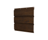 Софит металлический без перфорации 0,45 Print Elite с пленкой Chestnut Wood TwinColor