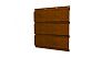 Софит металлический полная перфорация 0,45 Print Elite с пленкой Golden Wood TwinColor