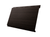 Софит Вертикаль 0,2 Grand Line gofr 0,45 Print Elite с пленкой Coffee Wood TwinColor