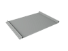 Кликфальц Grand Line 0,5 Satin с пленкой на замках RAL 9006бело-алюминиевый