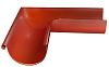 Угол желоба внешний Grand Line 90 гр 125 мм RAL 8004 терракота