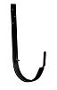 Крюк длинный Optima 125мм RAL 9005 черный