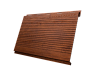 Софит Вертикаль 0,2 Grand Line gofr 0,45 Print Premium с пленкой Golden Wood Fresh TwinColor