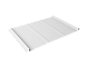 Кликфальц Line Grand Line 0,5 Satin с пленкой на замках RAL 9003 сигнальный белый