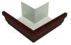 Угол желоба внешний Vortex 90гр 127мм RAL 8017