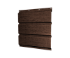 Софит металлический центральная перфорация 0,45 Print Premium с пленкой Antique Wood TwinColor