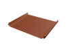 Кликфальц Pro Grand Line 0,5 Satin Matt с пленкой на замках RAL 8004 терракота