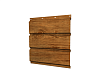 Софит металлический полная перфорация 0,45 Print Premium с пленкой Golden Wood Fresh TwinColor